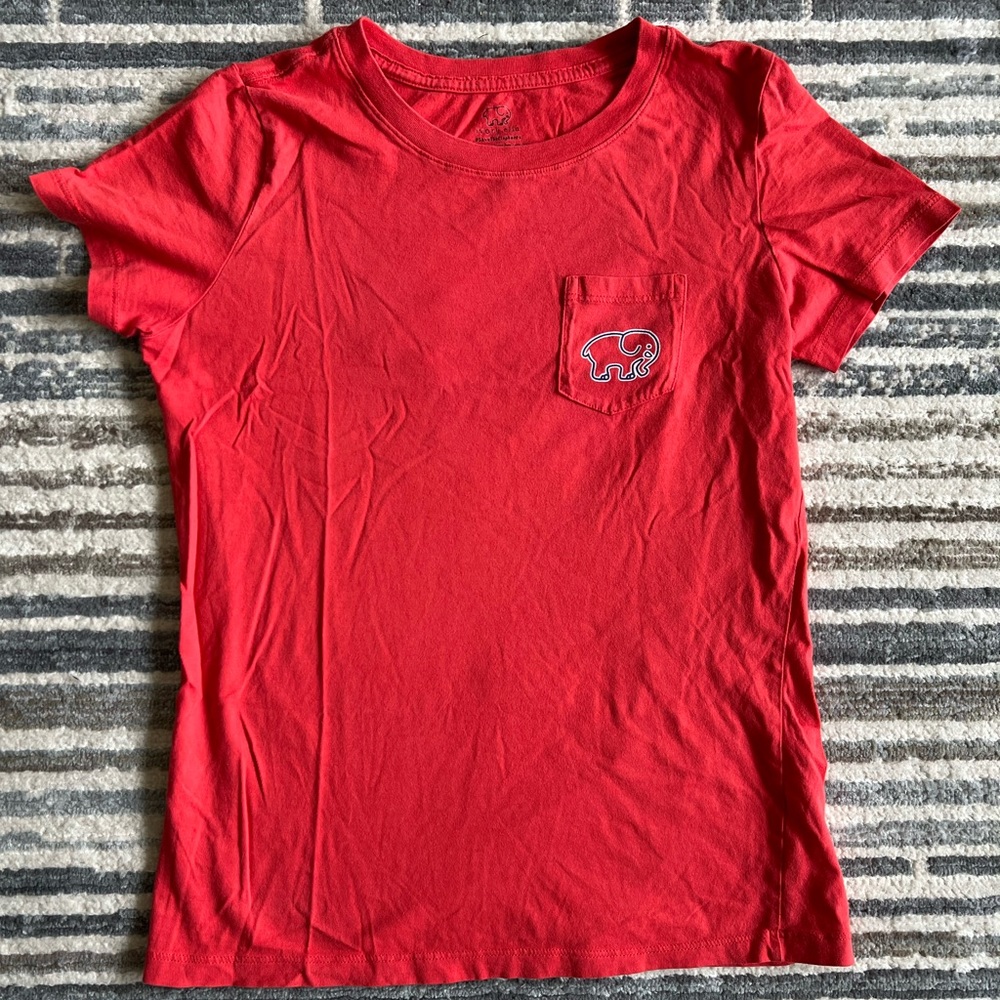 Ivory Ella Red Women’s Tshirt Anchor Elephant